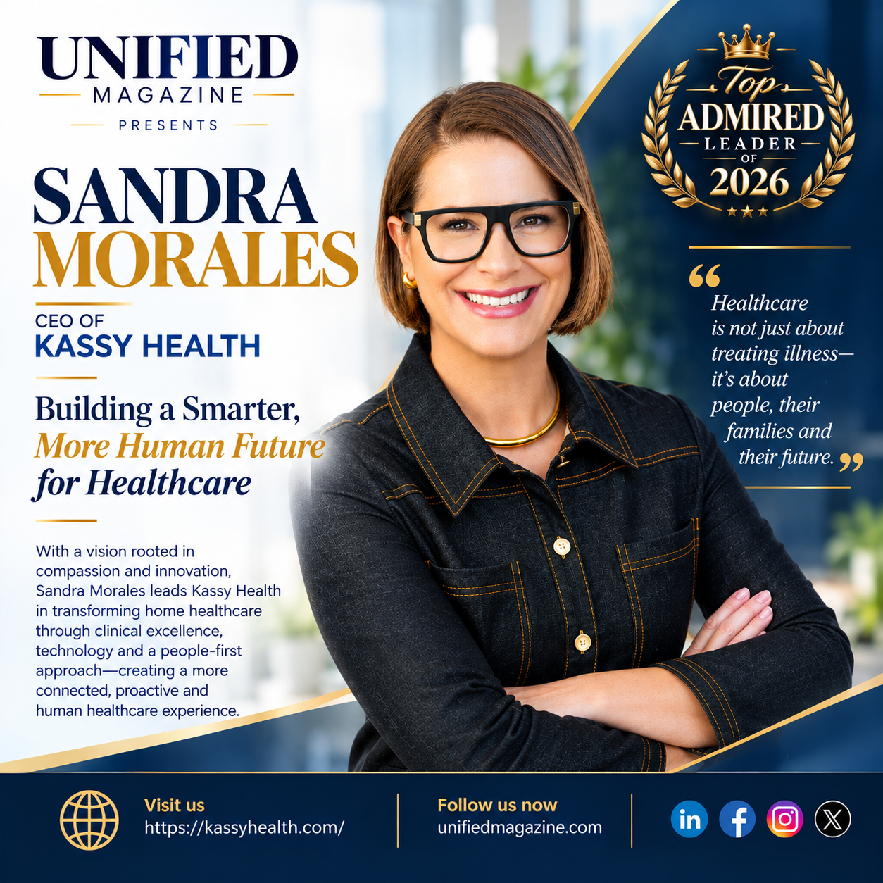 Sandra A. Morales - Admired Leader of 2026 - Outreach Post